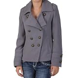 Ci Sono by Journee Juniors Military-inspired Double-breasted Coat
