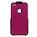 Seidio BD2-HRSIPH4-HP SURFACE Reveal Case and Holster Combo for iPhone 4/4S - Retail Packaging - Fuchsia