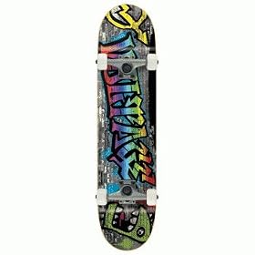 Voltage Graffiti Complete Skateboard - Green