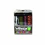 Oenophilia Woozie Neoprene Wine Glass Sleeve, Party Pack Set of 4 Assorted, Safari Collection
