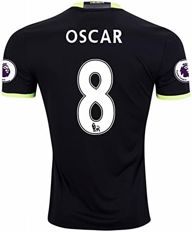 2016 2017 New Football Soccer Chelsea OSCAR 8 Away Jersey Black