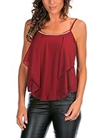 Bleu Marine Top Linda (Burdeos)