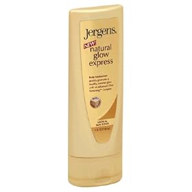 Jergens Natural Glow Express Body Moisturizer, Medium Skin Tone - 4 Oz