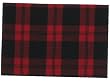 Durable Hand Woven 100% Cotton Striped Placemat with Fused Backing 12x18 Inches Set of 6