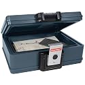 Honeywell 2017 Fire and water resistant Document Safe 5.4 Lit. with  Key lock - 1/2 Hour Fire safe