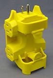 Yellow Jacket 27362 Outdoor 15-Amp Power Strip Adapter, 5-Outlet