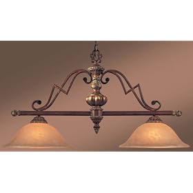 Minka Lavery Belcaro 952-126 Round (22H x 40W) Pool Table 2 Light 200w Pendant in Belcaro...