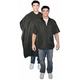 Scalpmaster Barber Jacket And Cutting Cape Set Black
