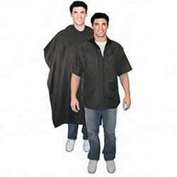 Scalpmaster Barber Jacket And Cutting Cape Set Black