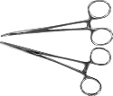 SE Forceps, Straight & Curved 5.5" (2 Pieces)