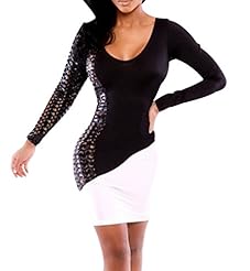 Cutout Polyester/Spandex Scoop Neck Full Length Above the Knee Bodycon Dress/Club Dress/Jumpsuit 