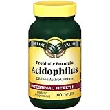 Spring Valley - Acidophilus, 2 Billion Active Cultures, 60 Caplets