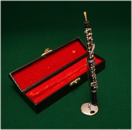 ■飾り物■ミニチュア楽器　オーボエ「新品」