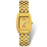 RADO Watch:Rado Diastar Jubil? Women's Classic Watch, Gold Plated Stainless Steel, 4 Diamonds, Yellow Dial
