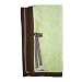 Woobee Plush Stroller Blanket - pistachio/chocolate
