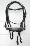 jw reitsport Trense schwedisches Reithalfter Warmblut schwarz