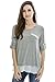 Bearsland Women's Long Sleeves False 2 Pieces Breastfeeding and Nursing Top