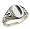 Victorian Style Unisex Sterling Silver Winged Dragon Signet Ring (Sz 6)