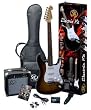 Electric Guitar Package - Includes Guitar, Amp, Strap and Instructional DVD SX EG1K 3TS w/GA1065