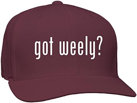 got weely? - Adult Baseball Cap Hat, Maroon, Large/X-Large