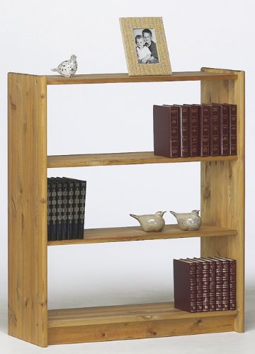 Steens 17914430 B&uuml;cherregal Axel 100 x 84 x 30 cm Kiefer massiv, gelaugt ge&ouml;lt