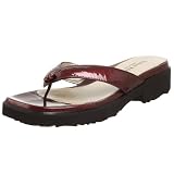 Taryn Rose Women's Tyra Thong Sandal,Merlot,41 EU (US Women's 11 M)