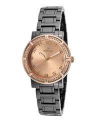 Invicta Womens 14900 Ceramics Rose Gold Dial Black Ceramic Watch