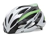 Giros Savant Road Bike Helmet (Bright Green/Silver, Large)