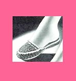 Scuffs With Heel. Vintage Crochet Slippers Pattern. [Annotated]