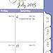 AT-A-GLANCE Weekly/Monthly Planner, Tina's Garden Design, Academic Year, 13 Months, July 2015-July 2016; 4.88 x 8 Inch Page Size (104-200A)