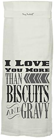 Missy MadeWell I Love You More Than Biscuits And Gravy Hang Tight Towel
