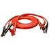 Coleman Cable 08666 16-Foot Heavy-Duty Truck and Auto Battery Booster Cables with Polar Glow Clamps, 4-Gauge