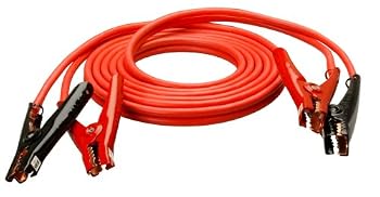 Coleman Cable 08666 4-Gauge Heavy-Duty Truck/Auto Battery Jumper Cables with Polar Glow Clamps, 16-Foot