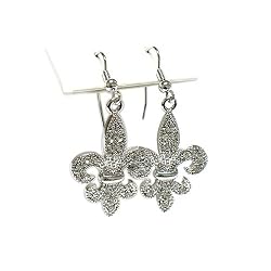 Fleur De Lis Drop Earrings Fashion Jewelry
