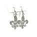Fleur De Lis Drop Earrings Fashion Jewelry