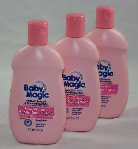 Baby Magic Gentle Baby Lotion, Original Baby Scent, 9 Oz - 3-pack