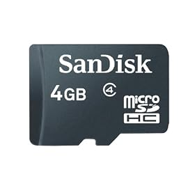 SanDisk microSDHC 4GB Card