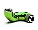 PrimoChill Male to Female G 1/4 180 Degree Triple Rotary Elbow Fitting - Toxic Candy