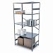 Tennsco Products - Tennsco - Commercial Steel Shelving, 5 Shelves, 36w x 24d x 75h, Medium Gray - Sold As 1 Carton - 350-lb. capacity per shelf (based on 36 x 12 shelf evenly distributed).