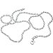 3mm .925 Sterling Silver Diamond-Cut Rope Link Chain Necklace