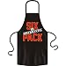 Grillsch�rze : Sixpack im Speckmantel