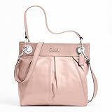 Coach Powder Pink Leather Ashley Sabrina Hippie Duffle Bag Purse Tote 17605