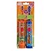 Brushpoint Twin Pack Battery Power Toothbrush, Scooby Doo, Blue - Orange
