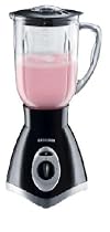 Severin SM 3717 Standmixer, schwarz-silber / Mixbehälter aus Glas, 1,5 Liter Inhalt / 600 W