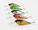 Easy Catch 10pcs/lot 10.2g 3D Fishing Eyes Hard Minnow Baits Life-like Swimbait Bass Crankbait Tackle with 2 Extra Strong Treble Hooks for Pikes/Bass/Trout /Walleye/Redfish
