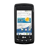 Rubberized Snap-On Cover - LG Ally / VS740 - Black