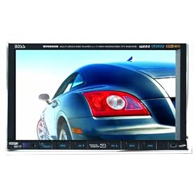 Boss BV9560B 7-Inch Double DIN Motorized Widescreen Touchscreen In-Dash TFT Monitor/DVD/MP3/CD Combo Receiver with Built-in Bluetooth