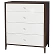 DwellStudio for Target&reg; Silver Lake 4 Drawer Dresser White/Walnut