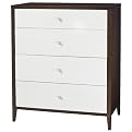 DwellStudio for Target&reg; Silver Lake 4 Drawer Dresser White/Walnut
