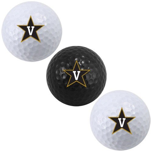 Vanderbilt Commodores 3-pack Team Logo Golf Balls